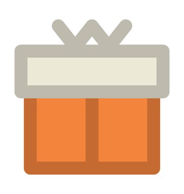 hediye kalın vektör simgesi