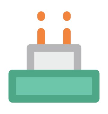 pasta kalın vektör simgesi