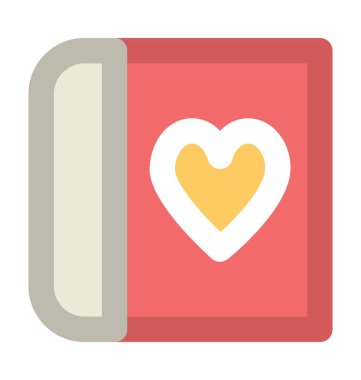 Günlüğü düz vektör simgesi 