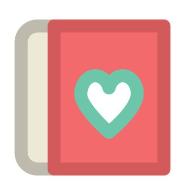 Günlüğü düz vektör simgesi