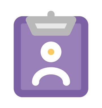 Tıbbi rapor kalın vektör simgesi