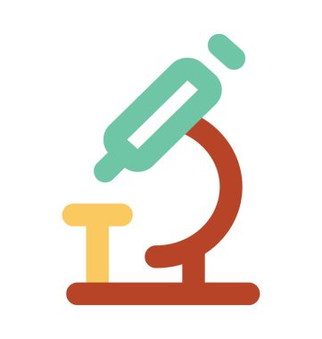 Mikroskop kalın vektör simgesi