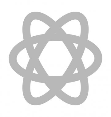 Elektron kalın vektör simgesi