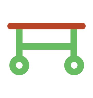 Sedye kalın vektör simgesi