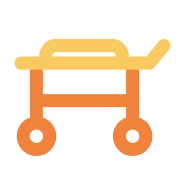 Sedye kalın vektör simgesi