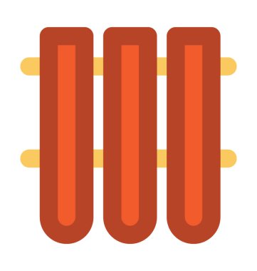 Test tüpü kalın vektör simgesi