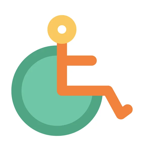 Disabled Bold Vector Icon — Stock Vector