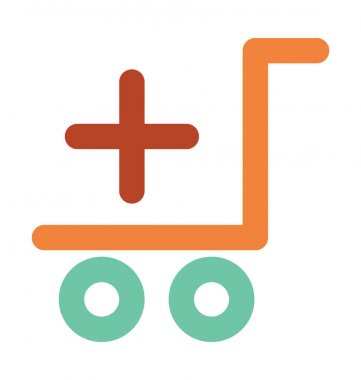 Sedye kalın vektör simgesi