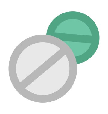 Hapları kalın vektör simgesi