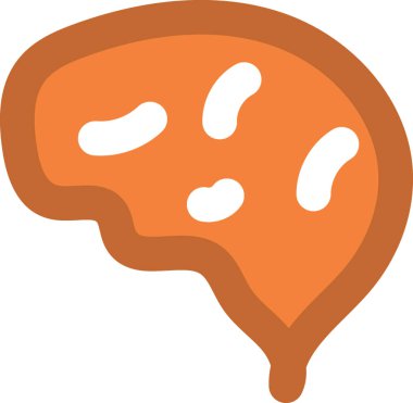 Bakteri kalın vektör simgesi