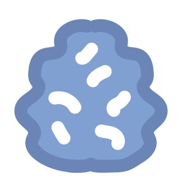 Bakteri kalın vektör simgesi