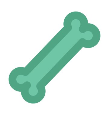 Kemik kalın vektör simgesi