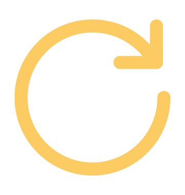 Düz vektör simgesini tazele