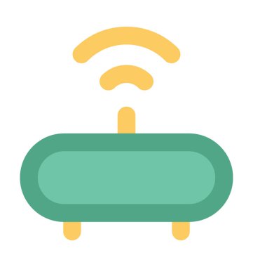 WiFi Modem düz vektör simgesi