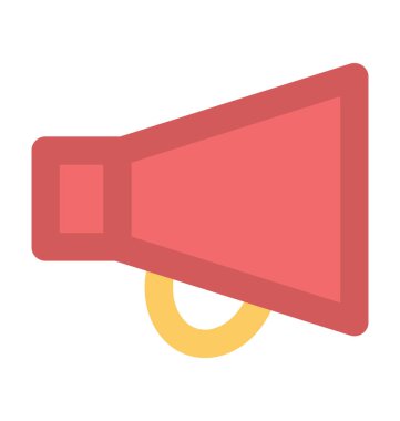 megafon kalın vektör simgesi