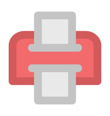 Yazıcı kalın vektör simgesi