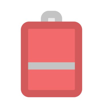 Yarım pil Bold vektör simgesi