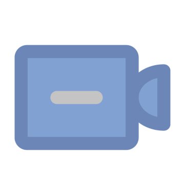 Çekim kamera kalın vektör simgesi