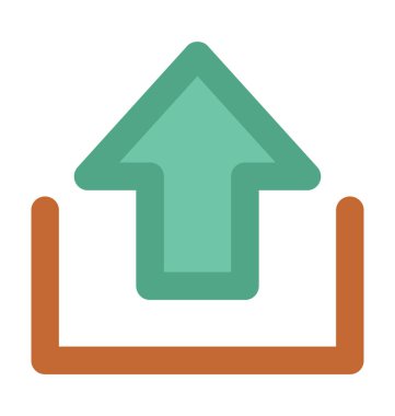 Düz vektör simge yükleme