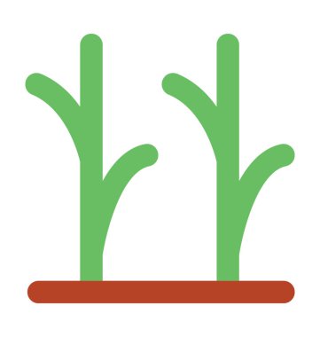 bitkisel düz vektör simgesi