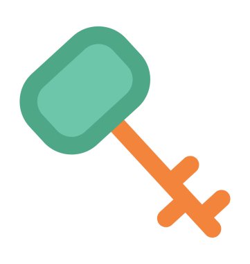 Ev anahtar kalın vektör simgesi