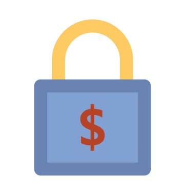 Tasarruf kalın vektör simgesi