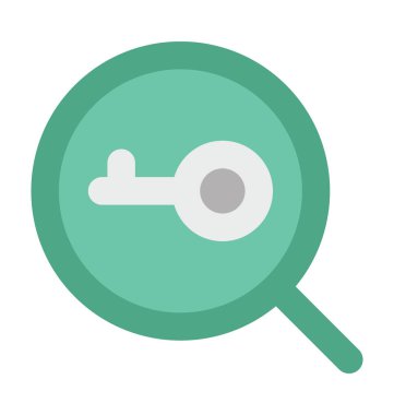 Büyütme kalın vektör simgesi