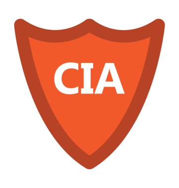 CIA kalın vektör simgesi