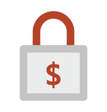 Tasarruf kalın vektör simgesi