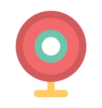 Webcam kalın vektör simgesi