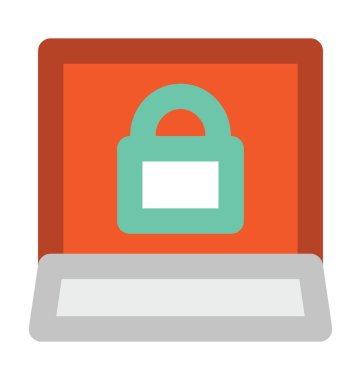 Spyware kalın vektör simgesi