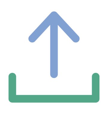 Düz vektör simge yüklemek