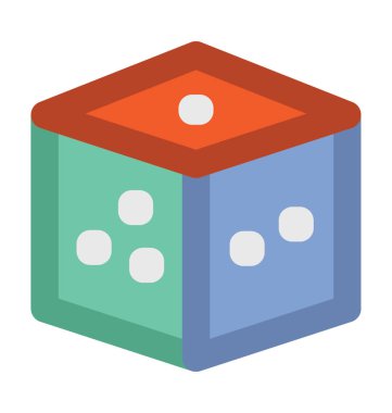 Kumarhane düz vektör simgesi