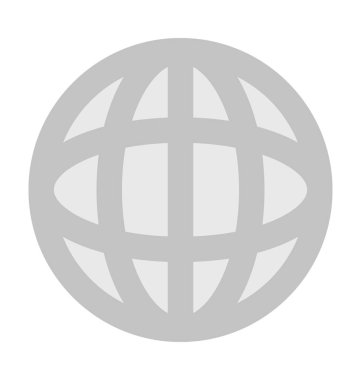 Harita düz vektör simgesi