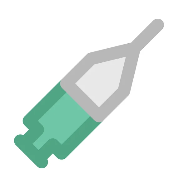 Syringe Bold Vector Icon — Stock Vector