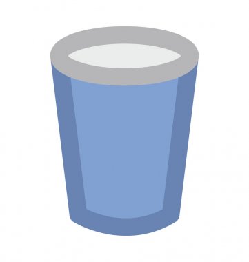 cam düz vektör simgesi