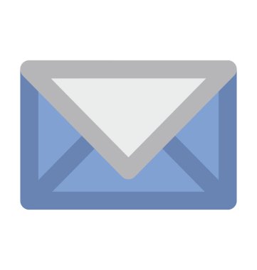 e-posta düz vektör simgesi