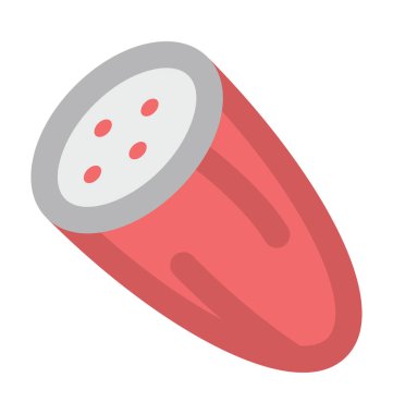 Shaker düz vektör simgesi