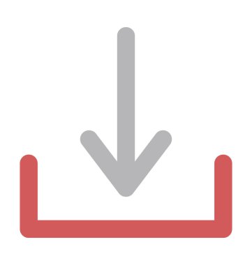 Düz vektör simge İndiriyor