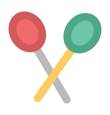 Raketleri düz vektör simgesi