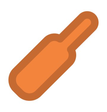 Kriket sopası düz vektör simgesi