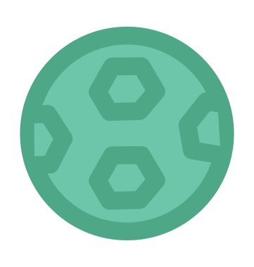 futbol düz vektör simgesi