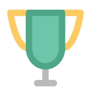 Trophy Düz Vektör Simgesi