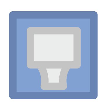 Basketbol Stand düz vektör simgesi