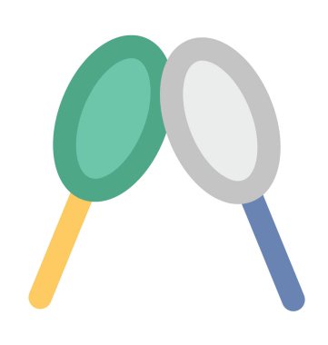 Raketleri düz vektör simgesi