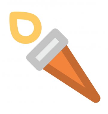 Olimpiyat Meşalesi düz vektör simgesi