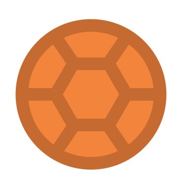 Yeleğini düz vektör simgesi