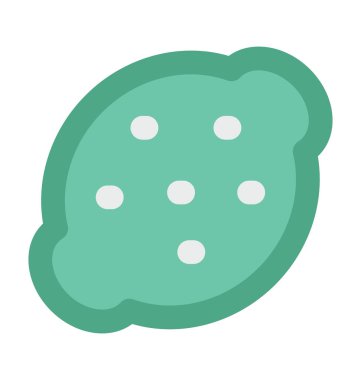 limon düz vektör simgesi