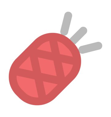 ananas düz vektör simgesi