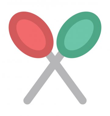 Raketleri düz vektör simgesi